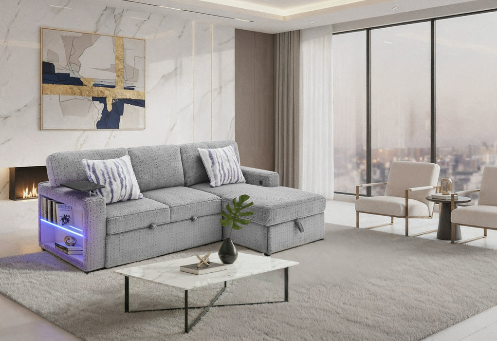 U0214 GREY SOFA BED - Smart Rent To Own (PA) - Multi Location