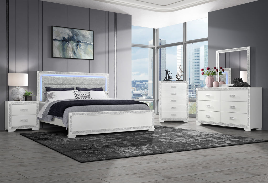 SOLEIL WHITE QUEEN BED GROUP - Smart Rent To Own (PA) - Multi Location