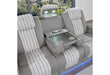 U8000 GREY PWR REC SOFA/PWR CONSOLE REC LOVESEAT W/PHR - Smart Rent To Own (PA) - Multi Location