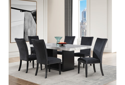 D02 DINING TABLE + 4 D03DC BLACK - Smart Rent To Own (PA) - Multi Location