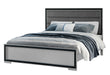 AMELIA GREY/BLACK FULL BED, DRESSER, MIRROR AND NIGHTSTAND - Smart Rent To Own (PA) - Multi Location