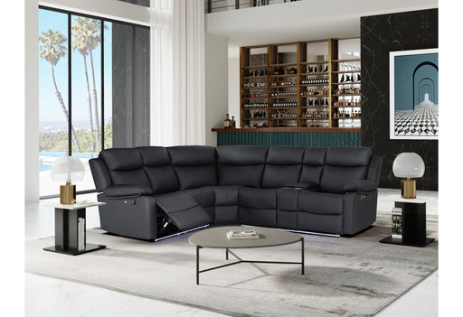 U6026 BLACK PU 72A RIGHT SIDE FACING SECTIONAL - Smart Rent To Own (PA) - Multi Location