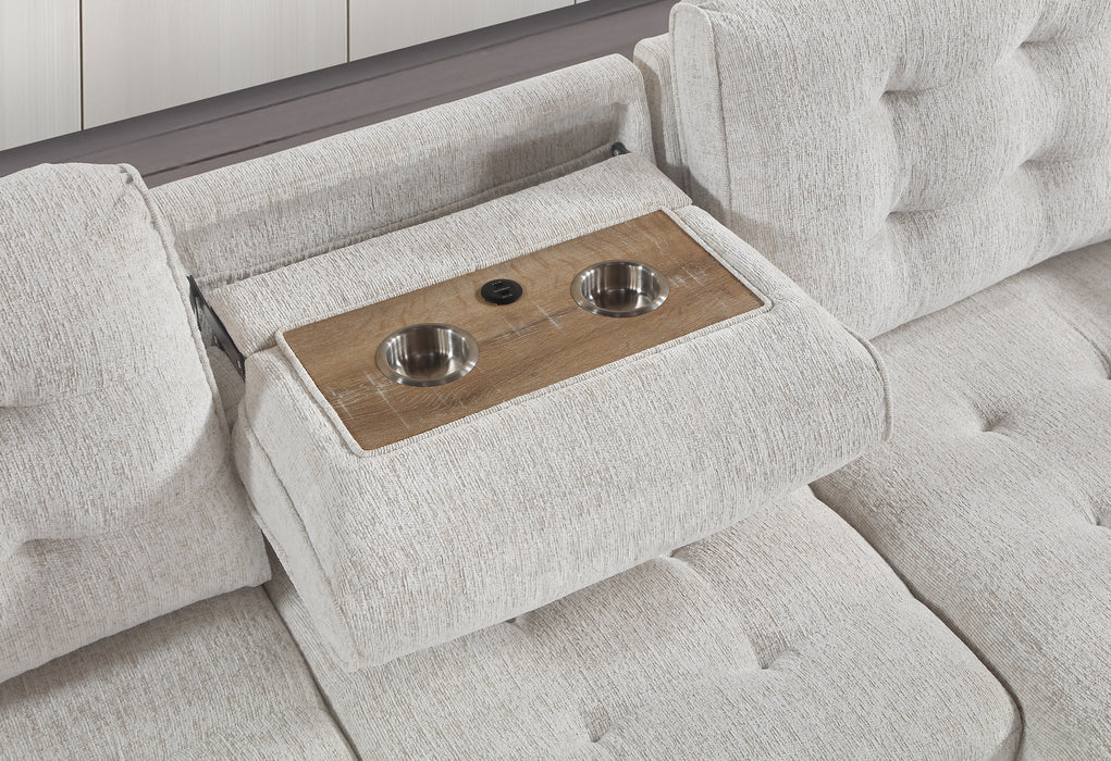 U0707 CHALK REVERSIBLE SOFA BED - Smart Rent To Own (PA) - Multi Location