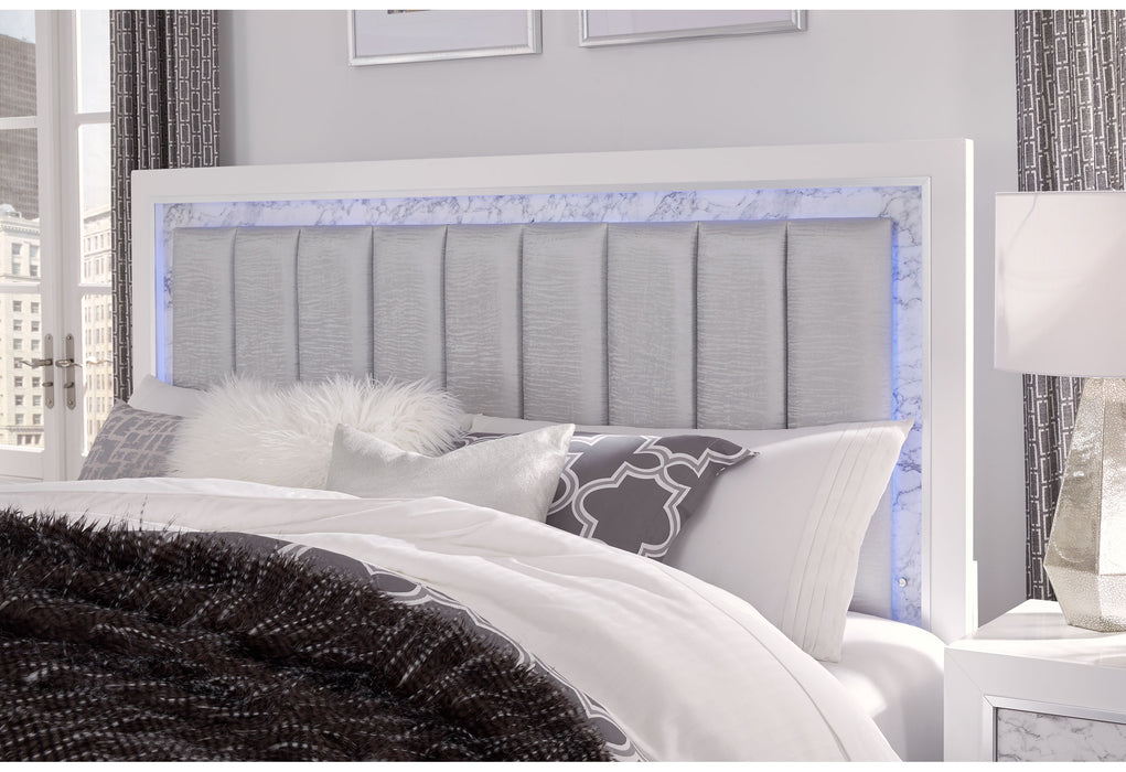 SANTORINI WHITE KING BED GROUP - Smart Rent To Own (PA) - Multi Location