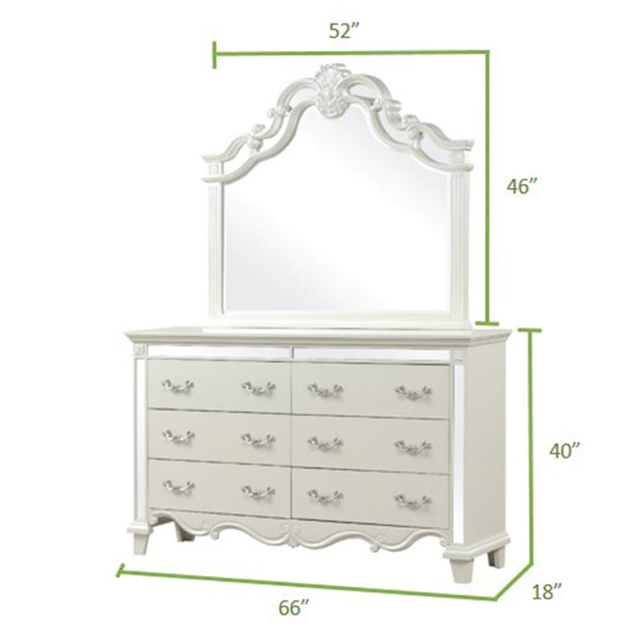 Galaxy Home Milan Dresser in White