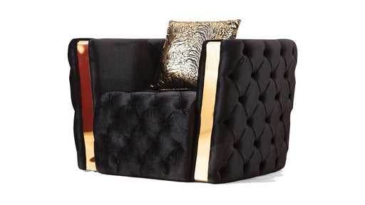 Galaxy Home Naomi Chair in Black image