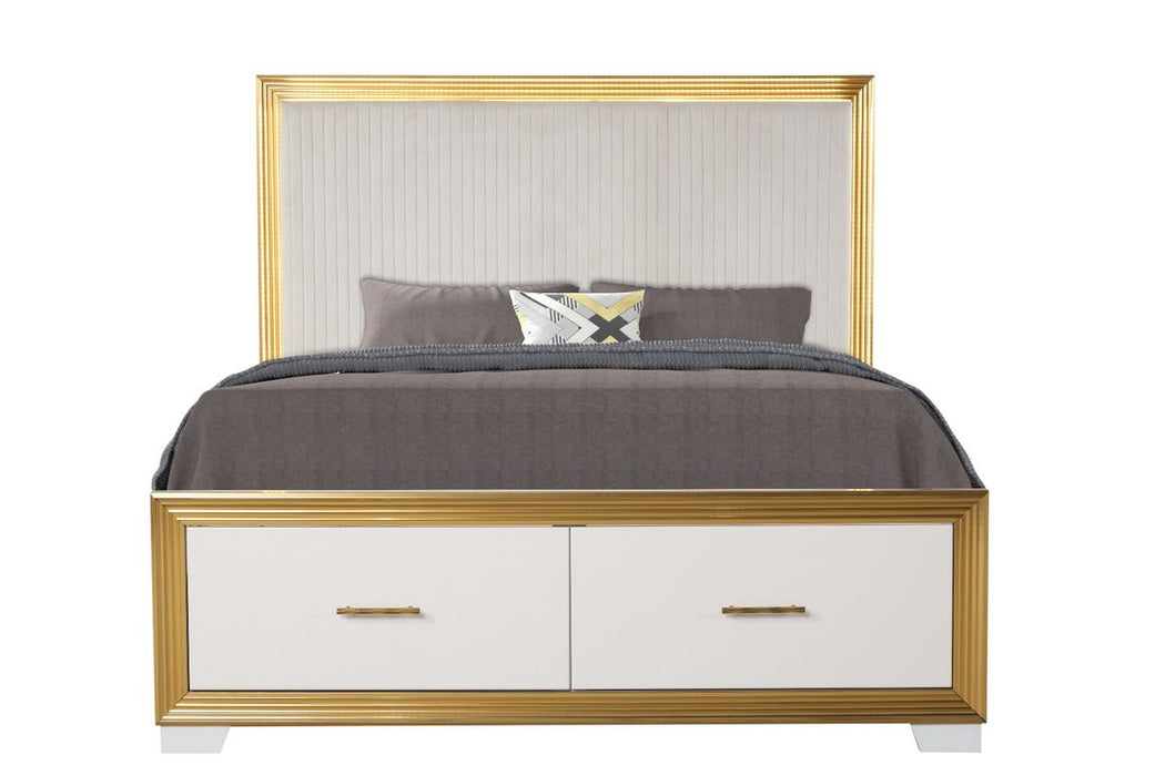 Galaxy Home Obsession Queen Bed in White image
