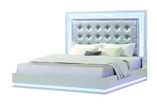 Galaxy Home Passion Queen Bed in Milky White image