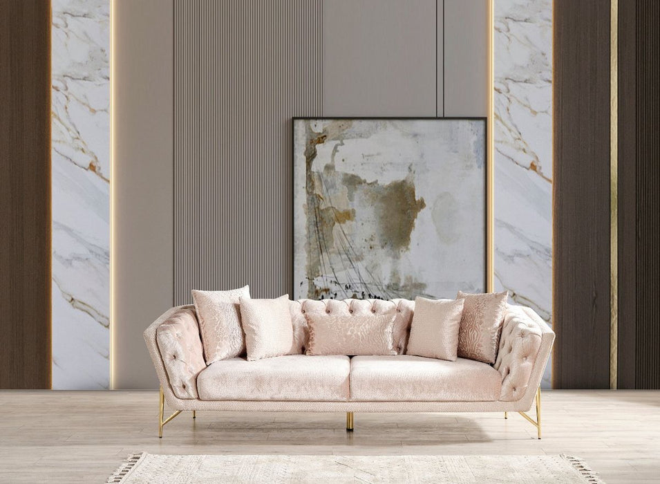 Galaxy Home Presley Sofa in Beige image